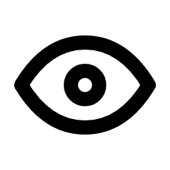 Ícone de visualizações